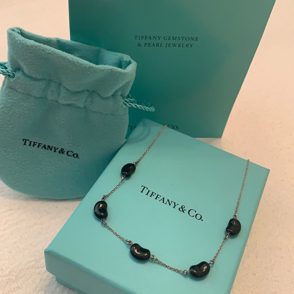 Tiffany & Co. Black Jade Necklace